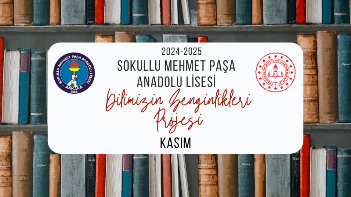 DİLİMİZİN ZENGİNLİKLERİ PROJESİ KASIM AYI ÇALIŞMASI